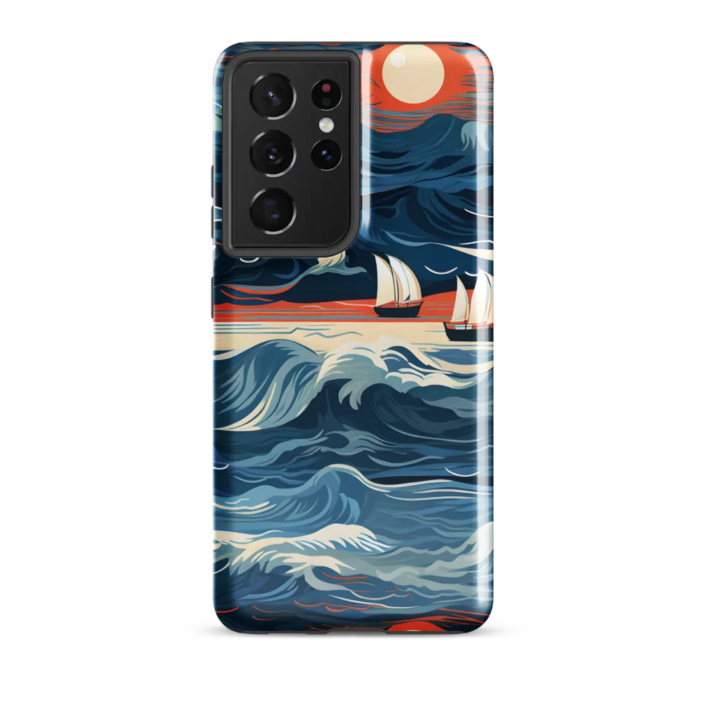 Ocean Whispers: A Voyage at Dusk