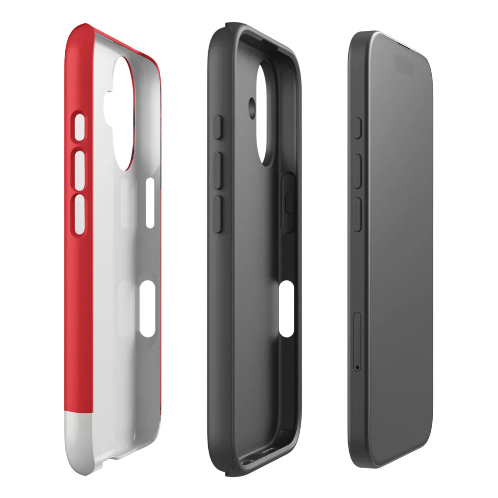 Contemplation in Red | Phone Case |  16 | Tough Case | Matte