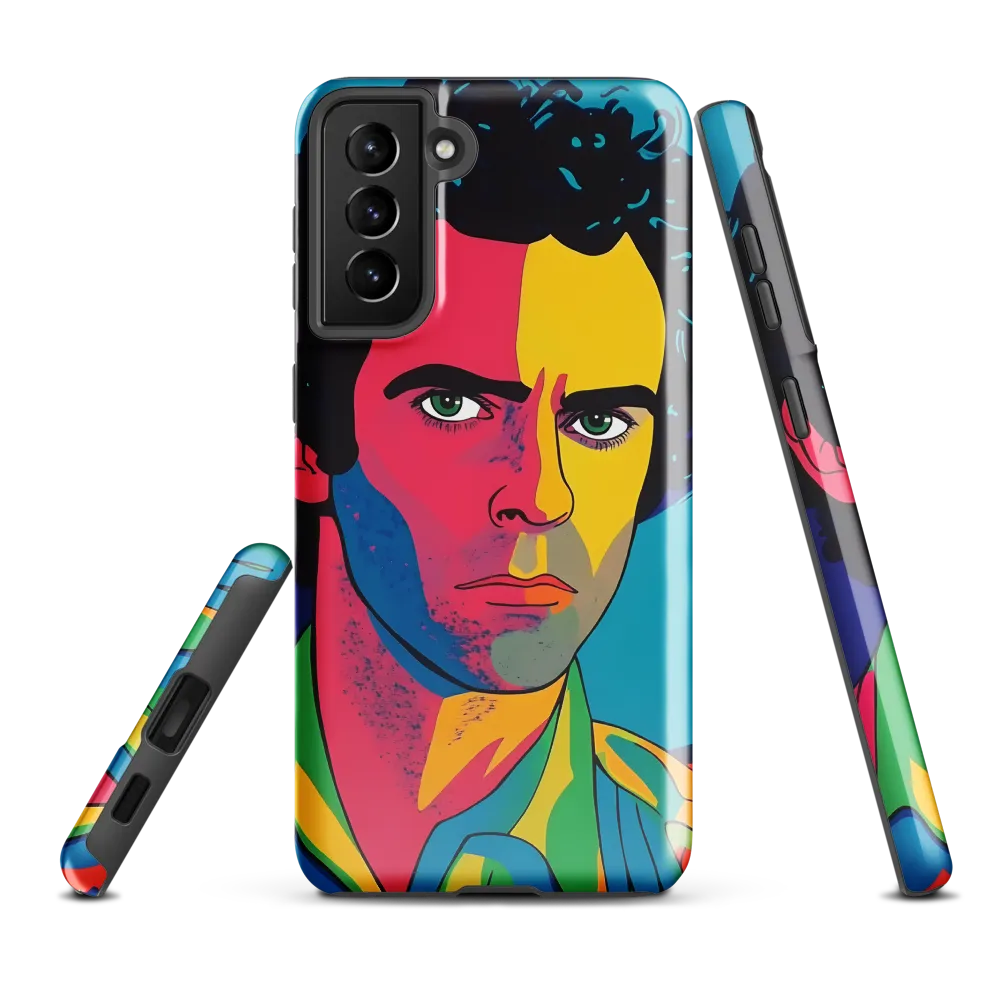 Electric Visage: A Portrait of Vibrance
