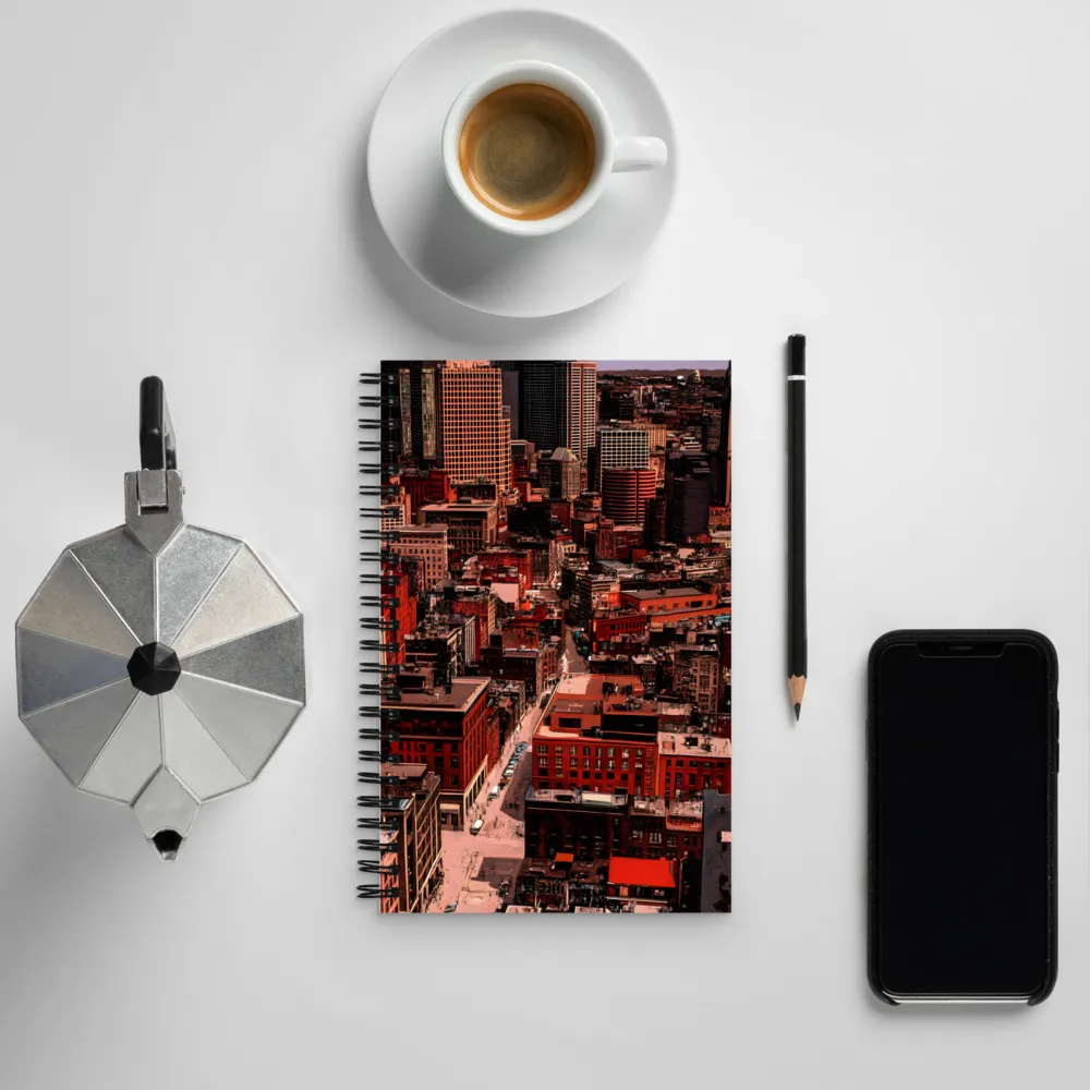 Urban Mosaic: Aerial Perspective | Spiral Notebook