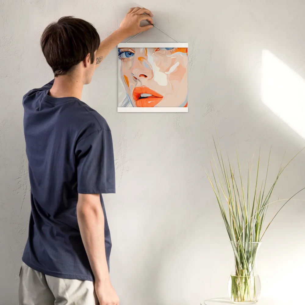 Ethereal Expressions | Poster With White Wood Hanger | 12″×12″