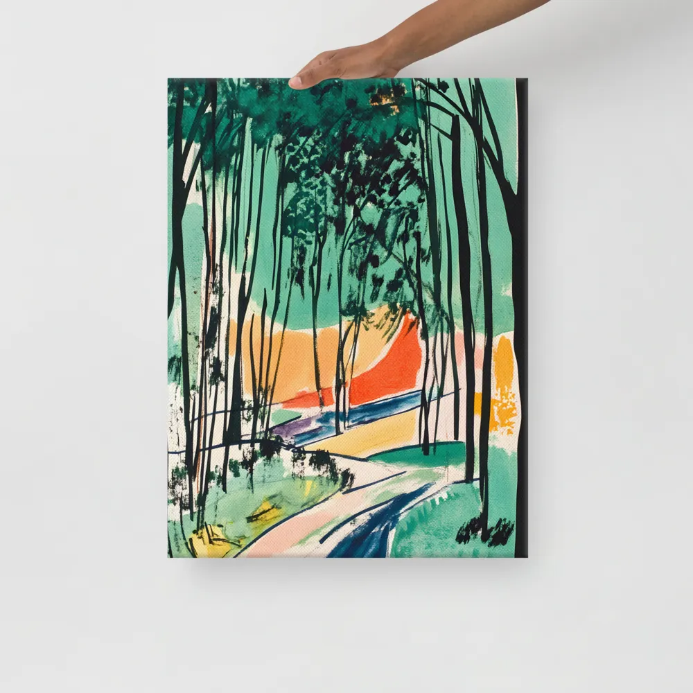 Winding Path Through the Forest | Canvas | 18″×24″