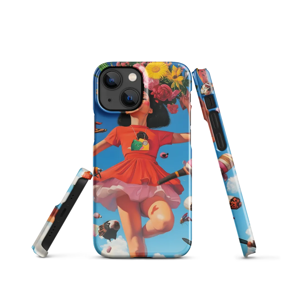 Joyful Whimsy | Phone Case |  13 Mini | Snap Case | Glossy