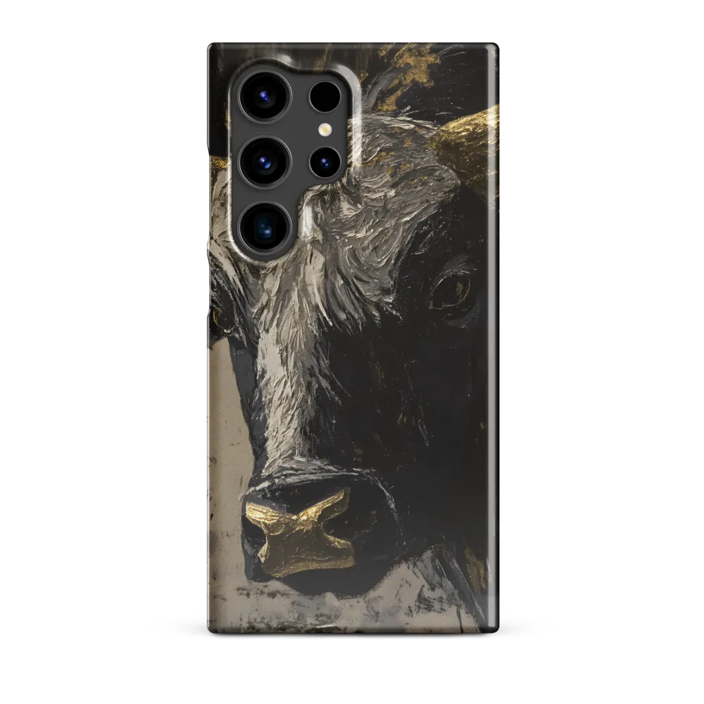 Majestic Bull: The Power in Black and Gold