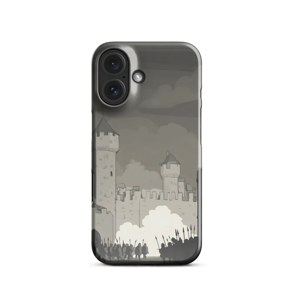 March of Valor: A Medieval Assembly | Phone Case |  16 | Snap Case | Glossy