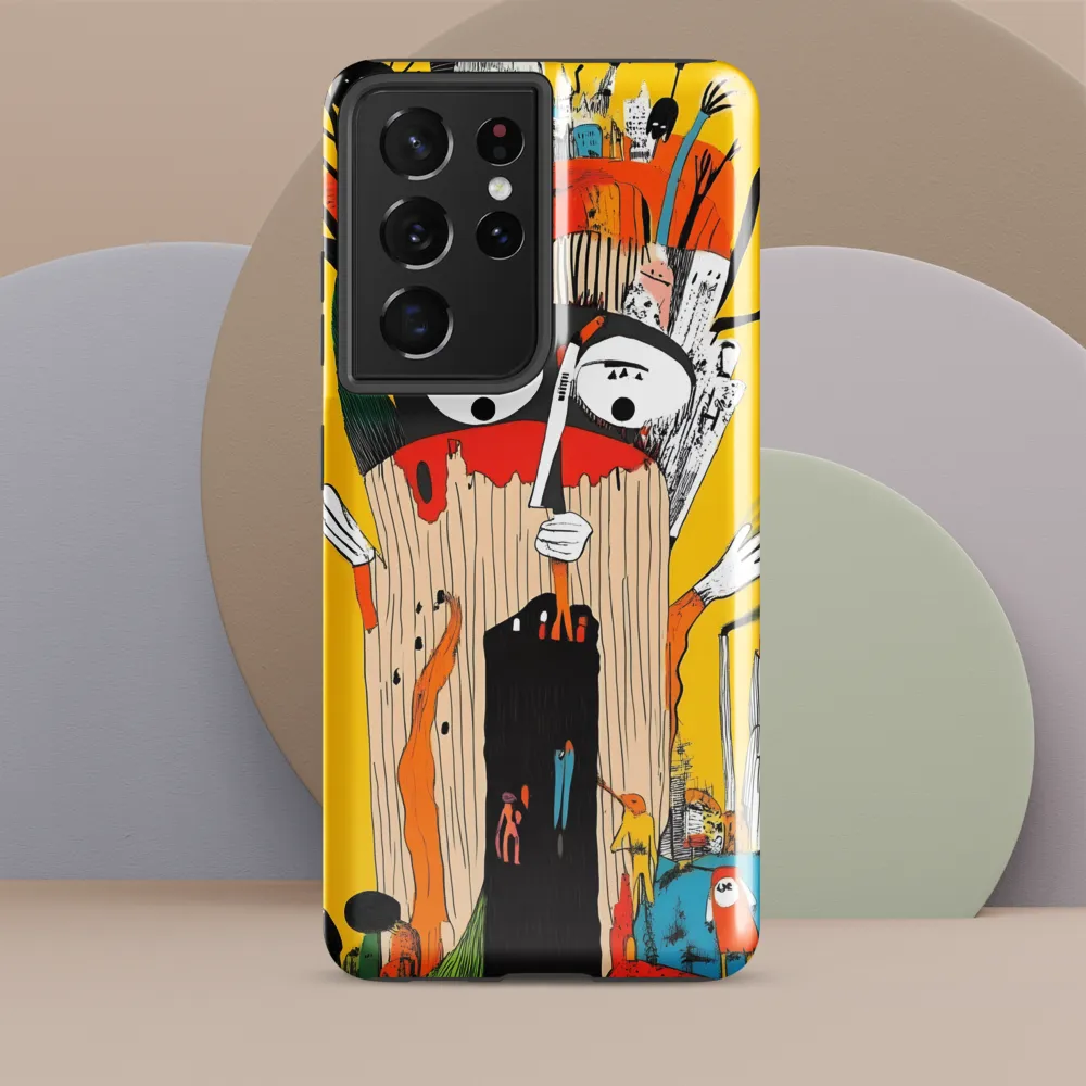 The Whimsical Tree of Imagination | Phone Case |  S21 Ultra | Tough Case | Glossy