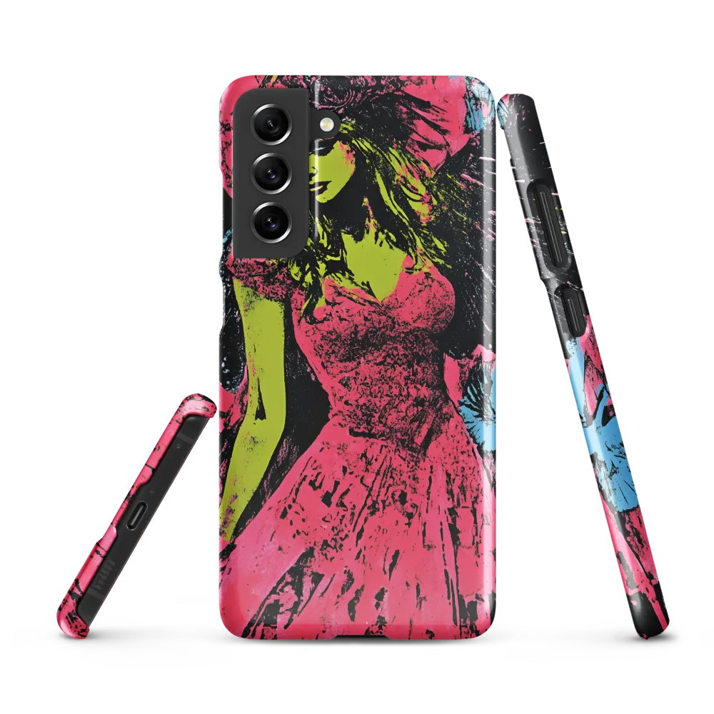 Mystical Angel in Neon Dreams