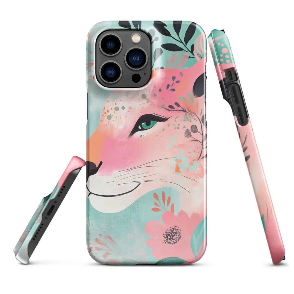 Whimsical Majesty: A Floral Lion