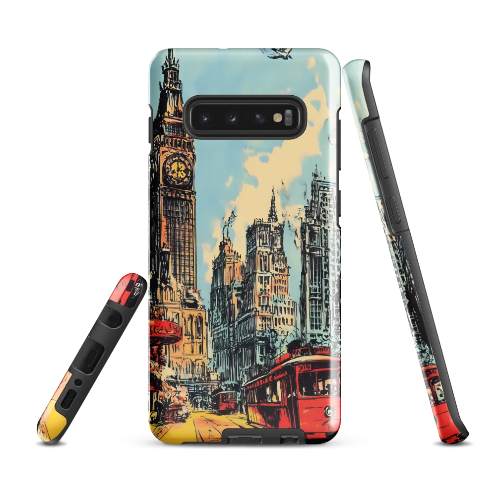 The Heartbeat of the City | Phone Case |  S10 Plus | Tough Case | Glossy