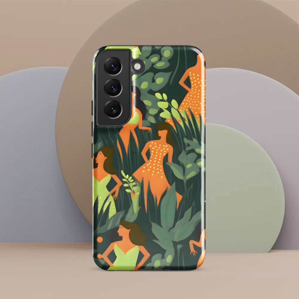 Playful Harmony in Patterns | Phone Case |  S22 | Tough Case | Glossy