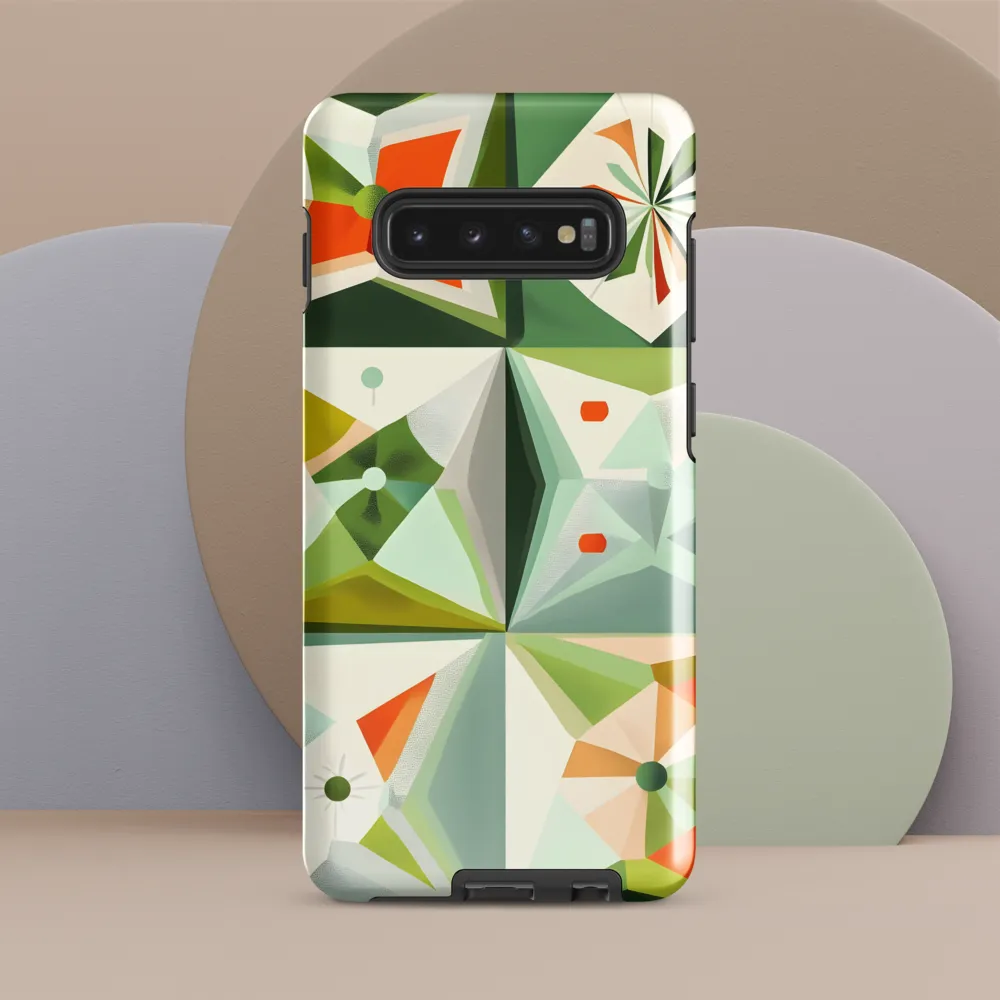 Harmonic Geometric Symphony | Phone Case |  S10 Plus | Tough Case | Glossy