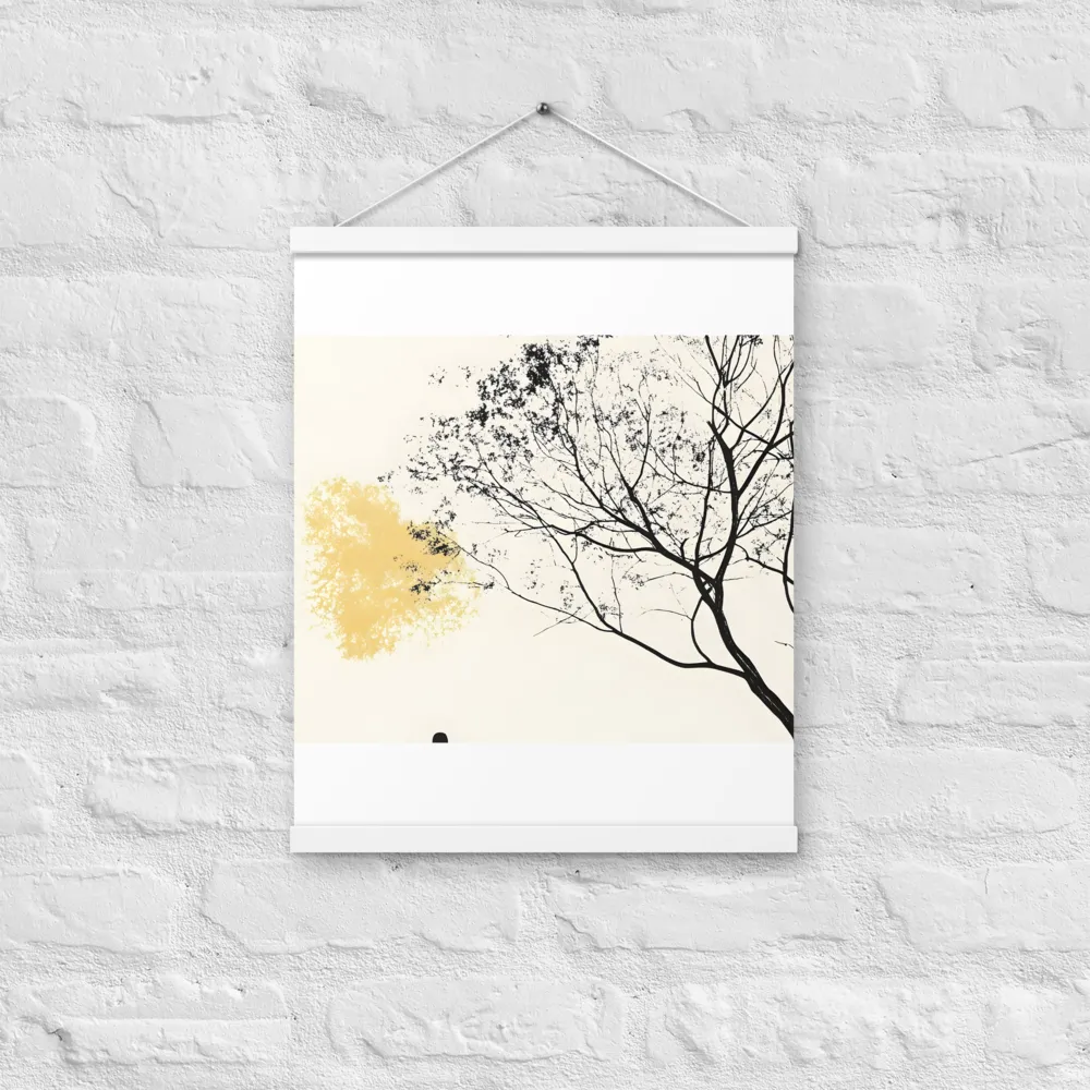 Whispers of Solitude | Poster With White Wood Hanger | 16″×20″