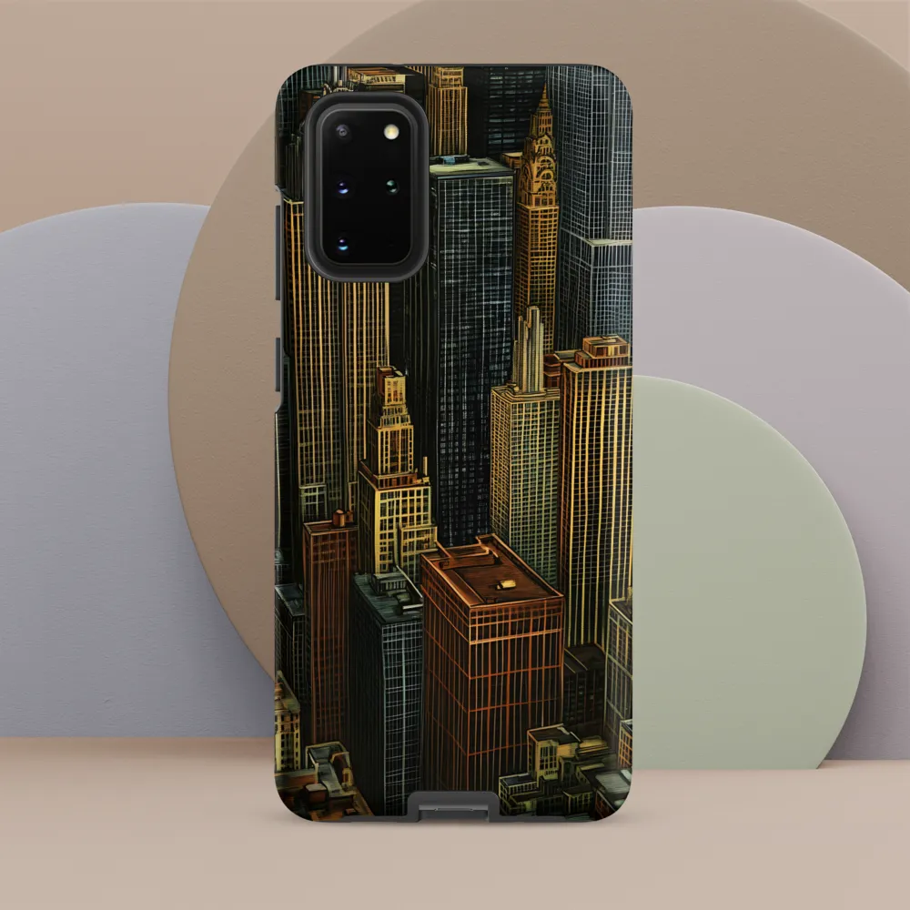 Urban Elegance: A Golden Cityscape