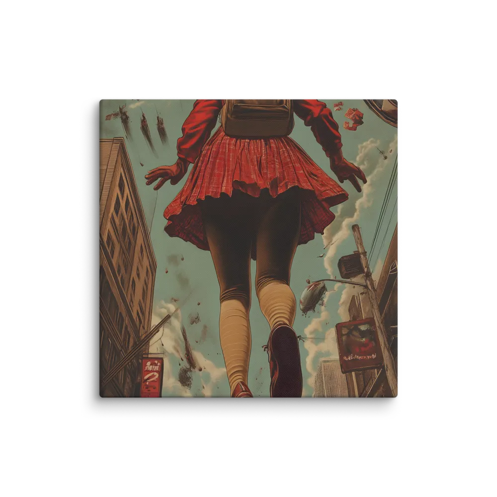 Flight of the Urban Dreamer | Canvas | 28″×28″