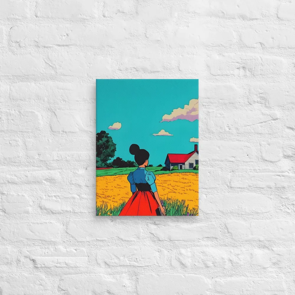 Whispers of a Sunlit Meadow | Canvas | 12″×16″