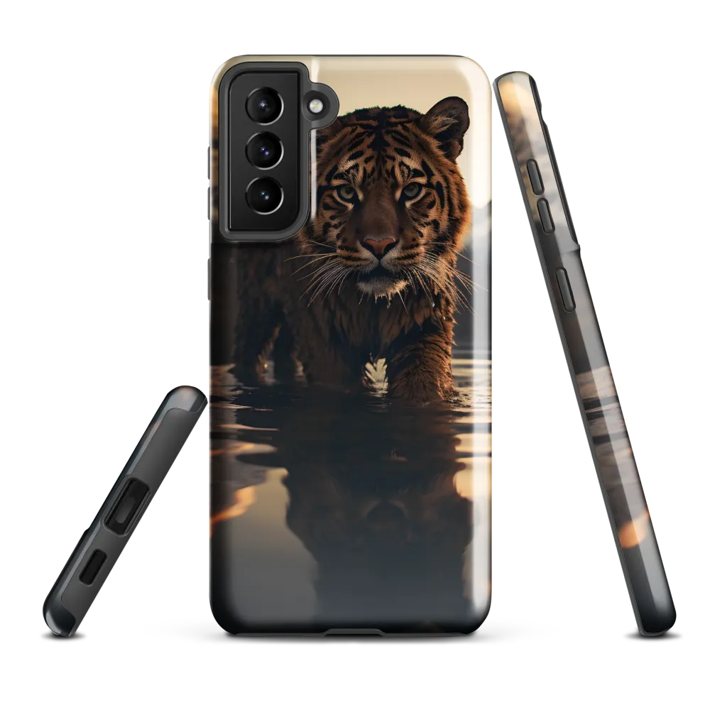Majestic Reflection: The Tiger's Domain
