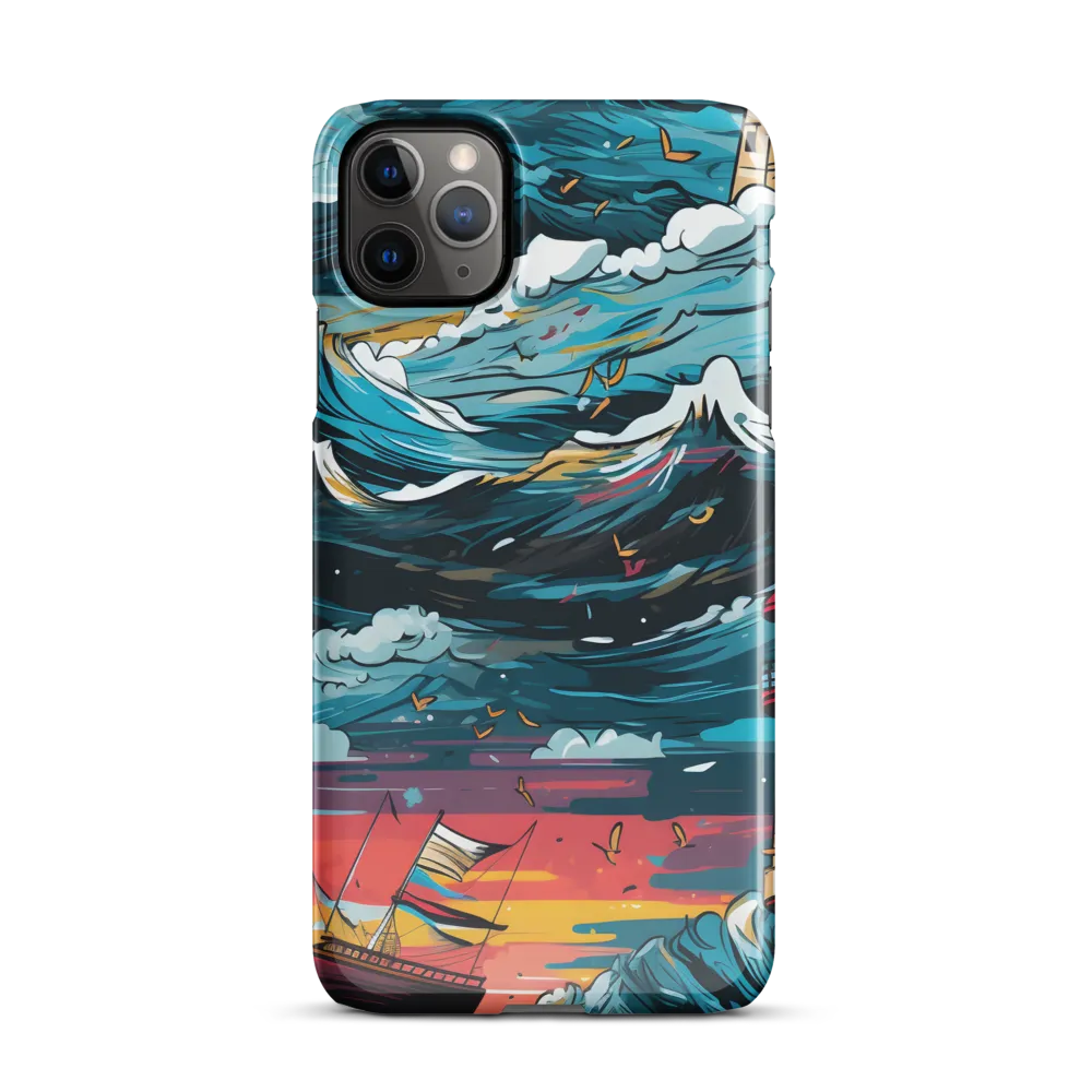 Turbulent Seas: A Lighthouse Adventure | Phone Case |  11 Pro Max | Snap Case | Glossy