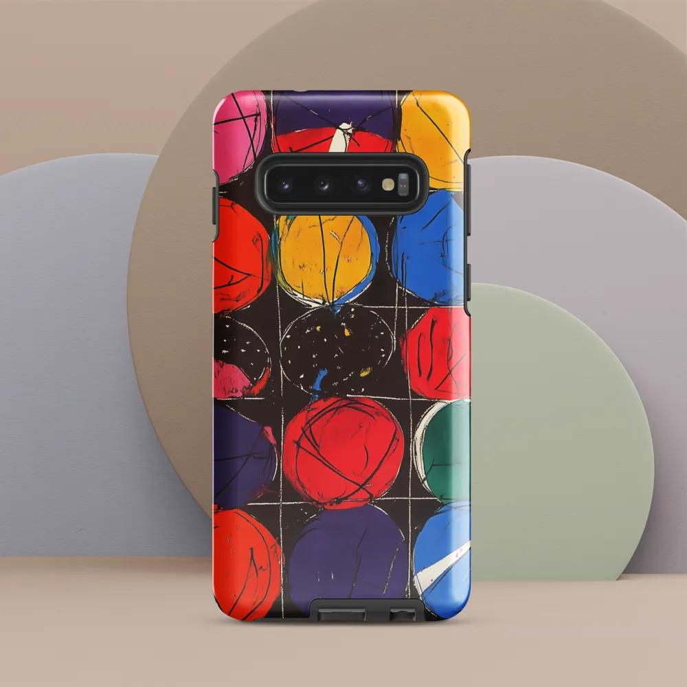 Colorful Circles in Abstract Harmony