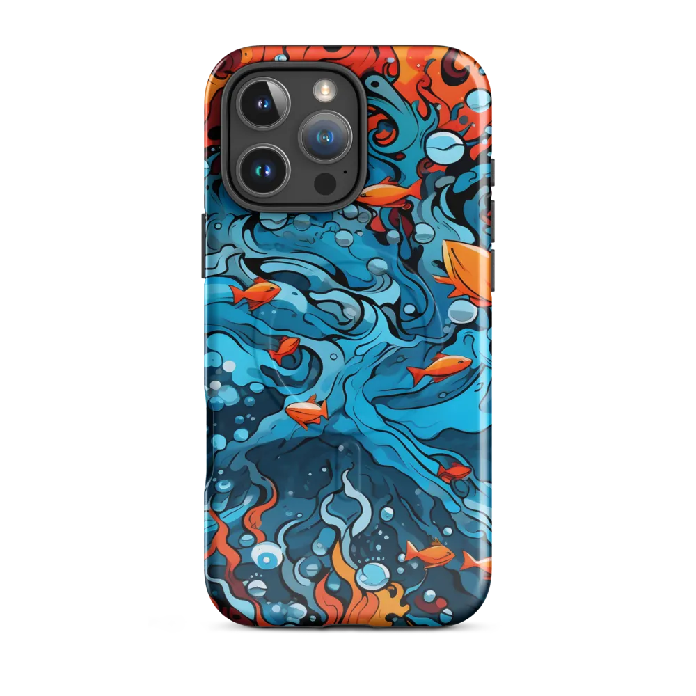 Fluid Harmony: Ocean and Flames