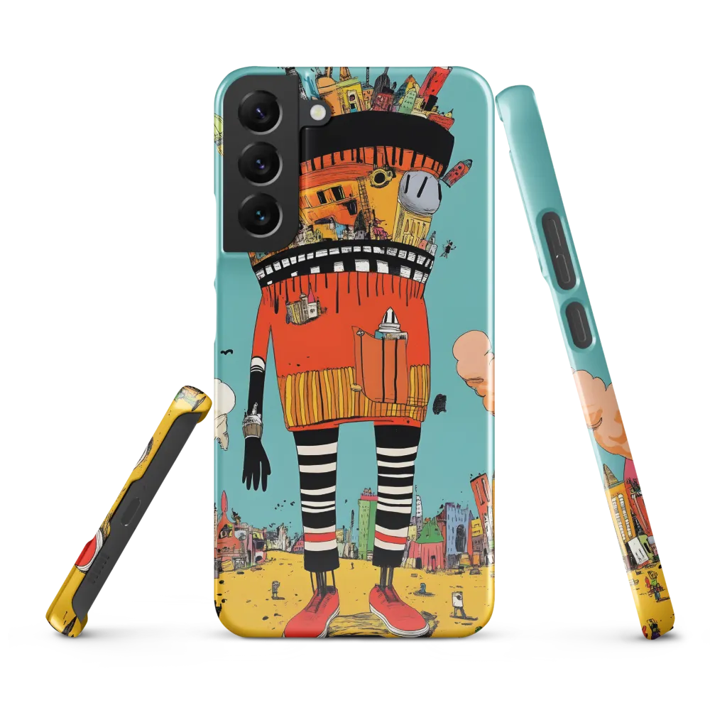 Urban Fantasia: A Whimsical Encounter | Phone Case |  S22 Plus | Snap Case | Glossy