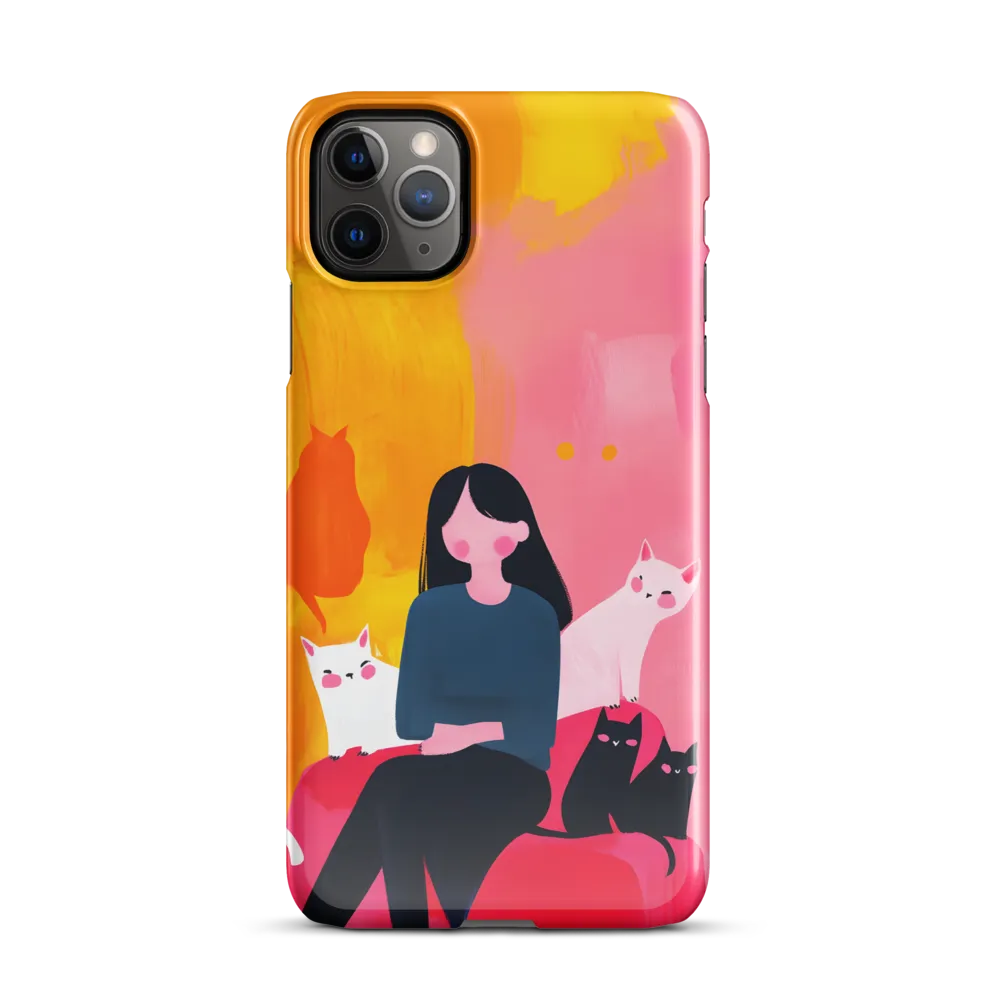 Whimsy in Feline Company | Phone Case |  11 Pro Max | Snap Case | Glossy