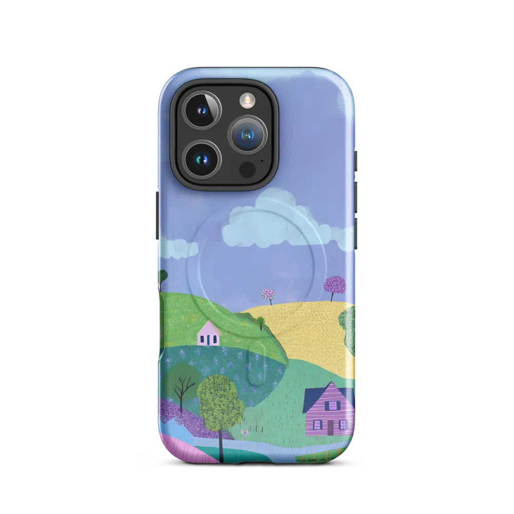 Whimsical Hills and Quaint Homes | Phone Case |  16 Pro | MagSafe® Tough Case | Glossy