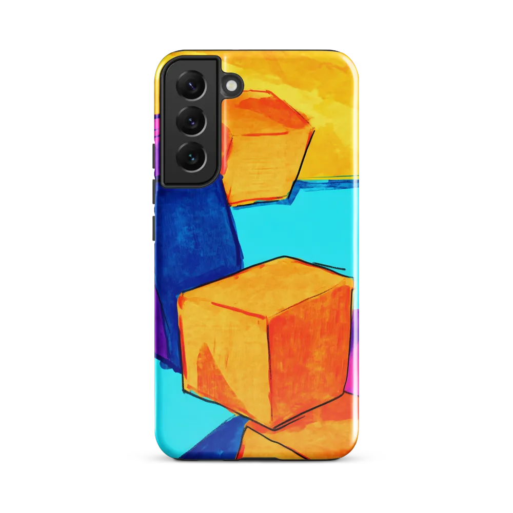 Playful Cubes in Vibrant Harmony