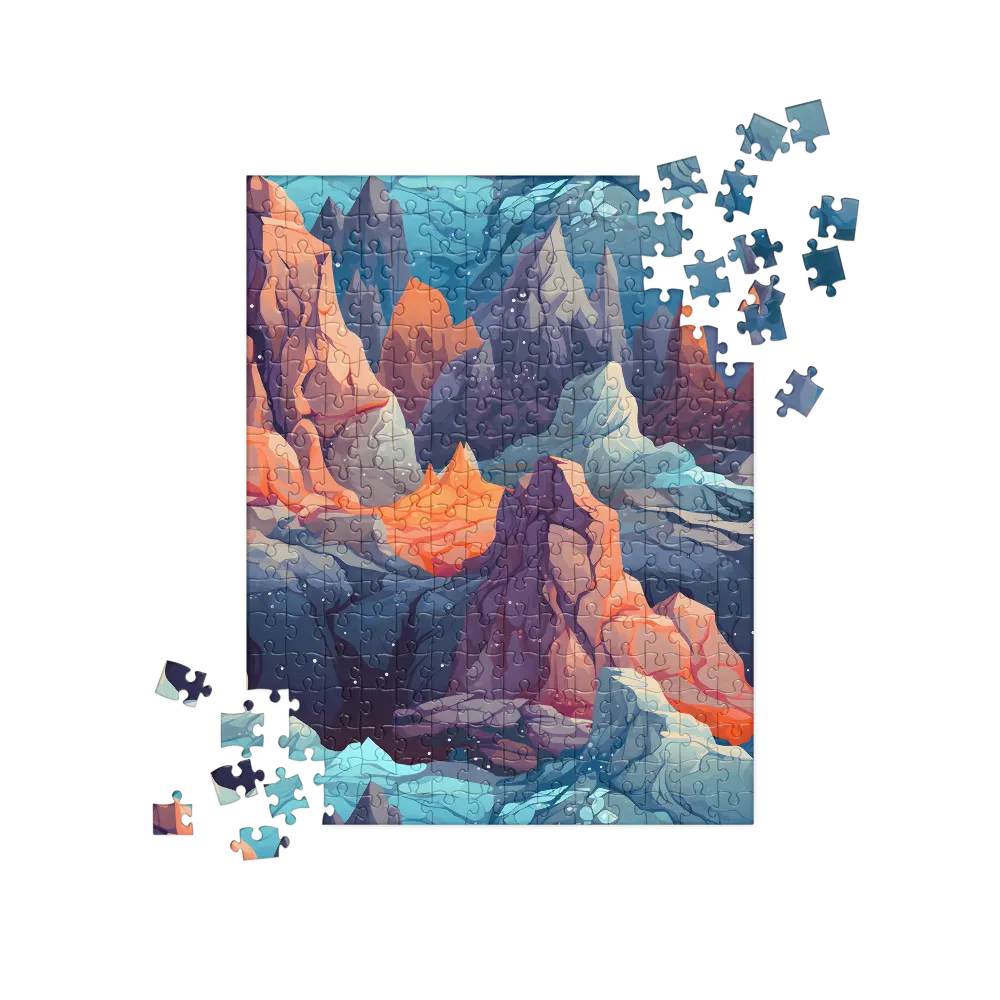 Mystical Peaks of Imagination | Jigsaw Puzzle | 252/520 pieces