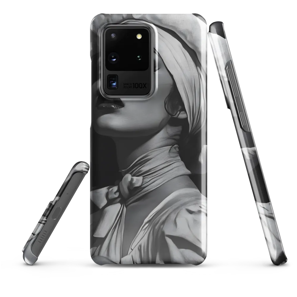 Timeless Elegance: A Charcoal Portrait of Grace