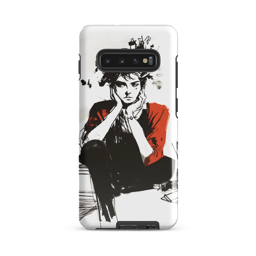 Contemplation Amidst Creativity | Phone Case |  S10 Plus | Tough Case | Glossy