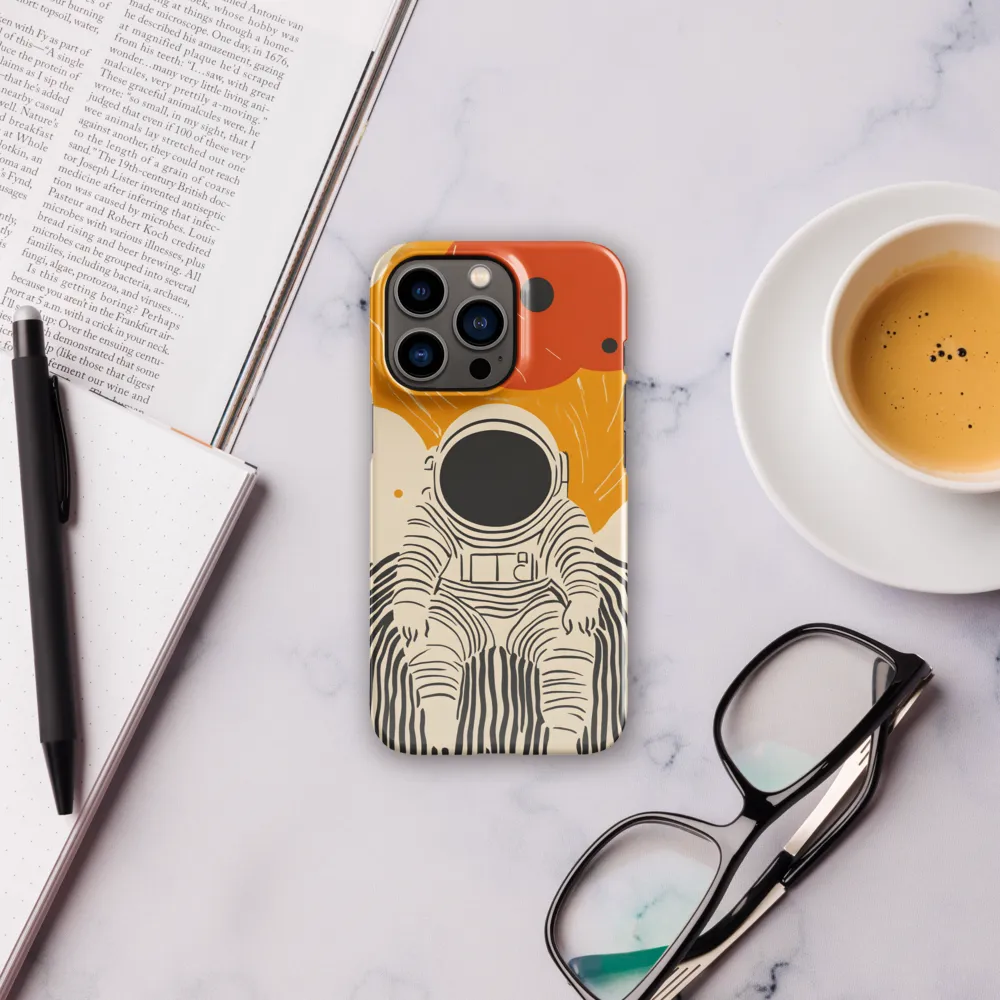 Astronaut in Cosmic Thoughts | Phone Case |  13 Pro | Snap Case | Glossy