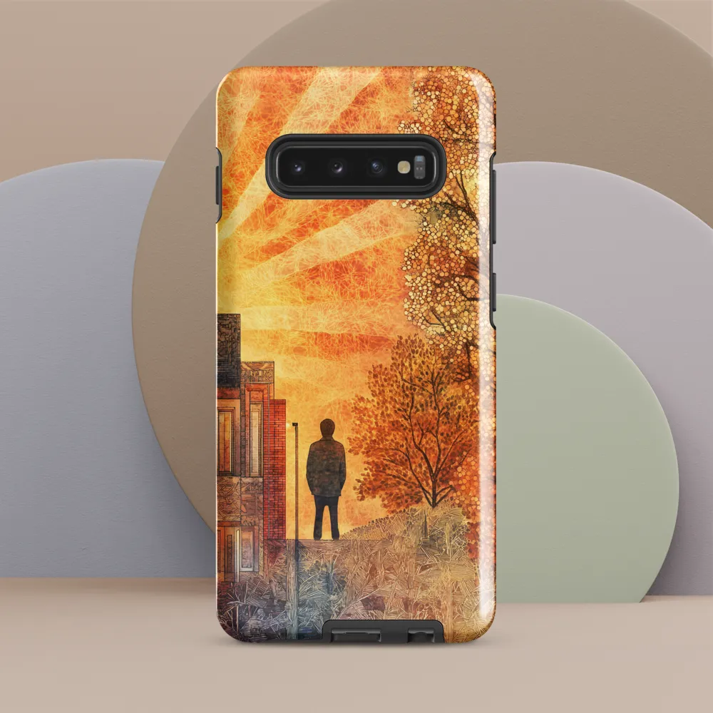 Golden Moments of Reflection | Phone Case |  S10 Plus | Tough Case | Glossy