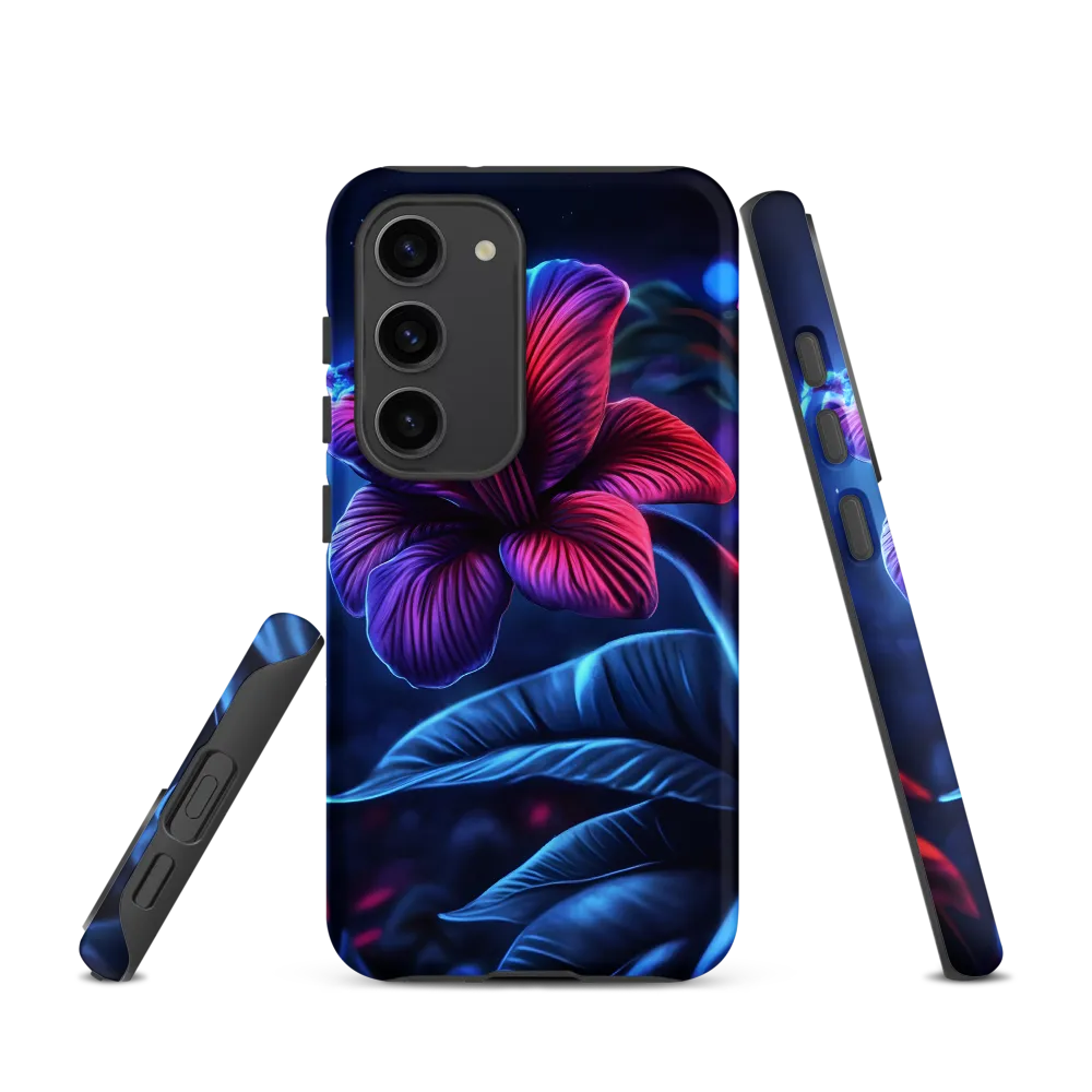 Illuminated Serenity: The Surreal Blossom
