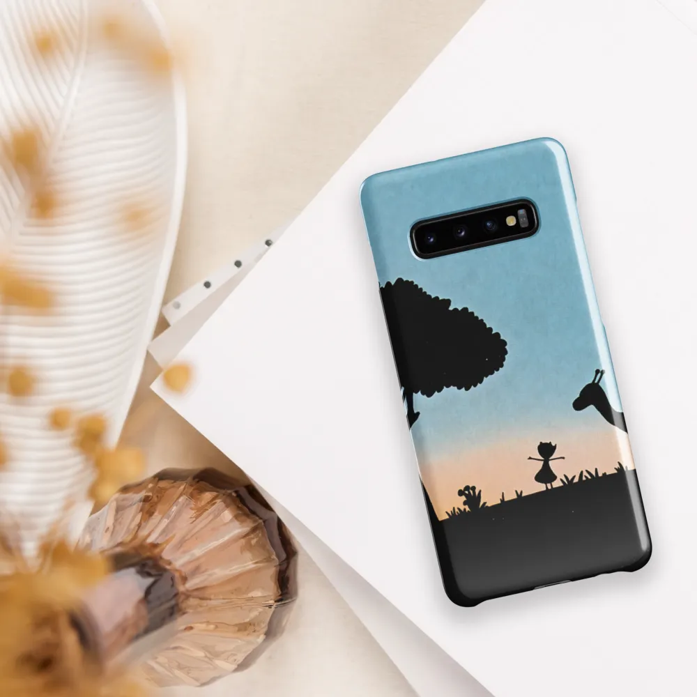 Curiosity in the Silhouette | Phone Case |  S10 Plus | Snap Case | Glossy