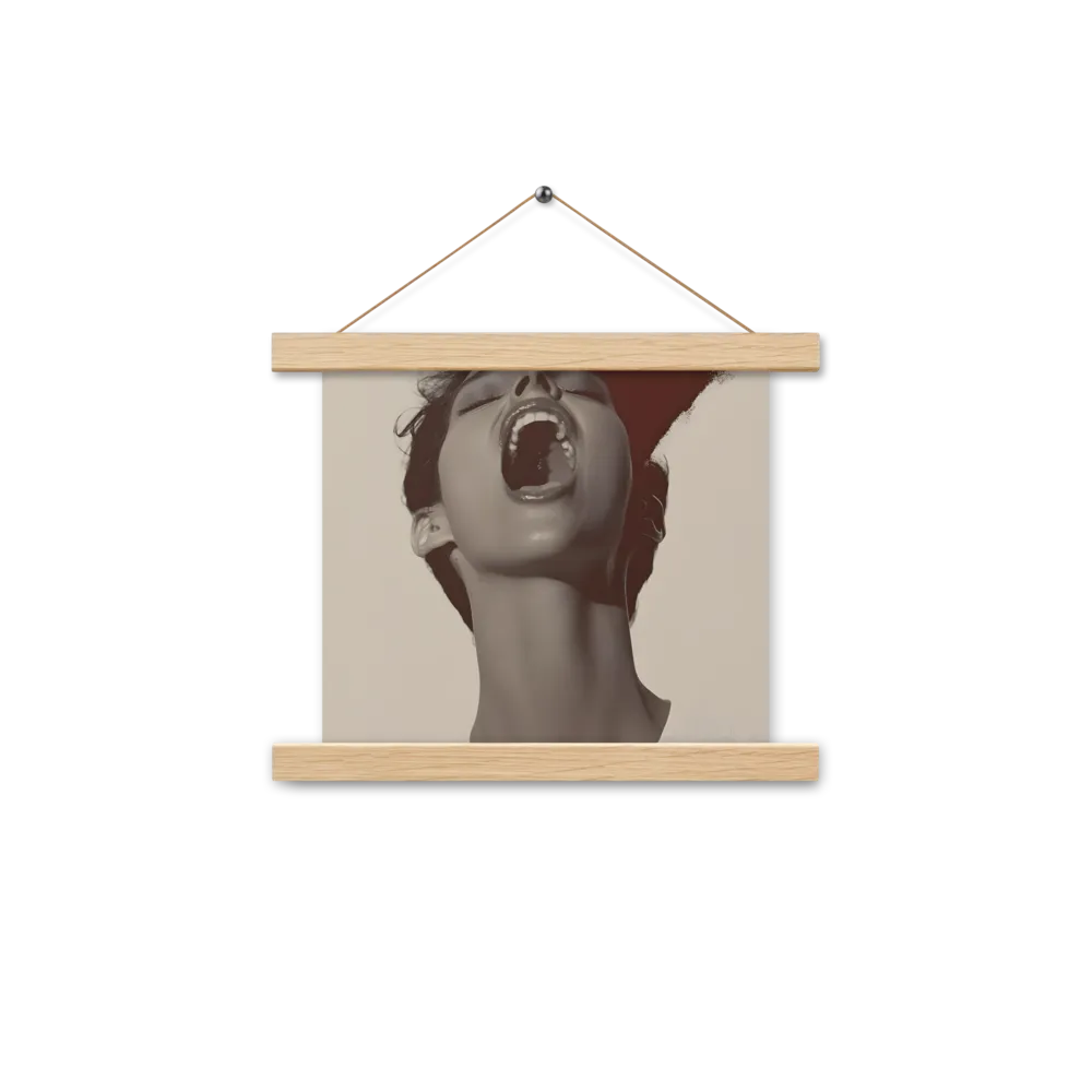 Echoes of Emotion | Poster With Oak Wood Hanger | 10″×10″
