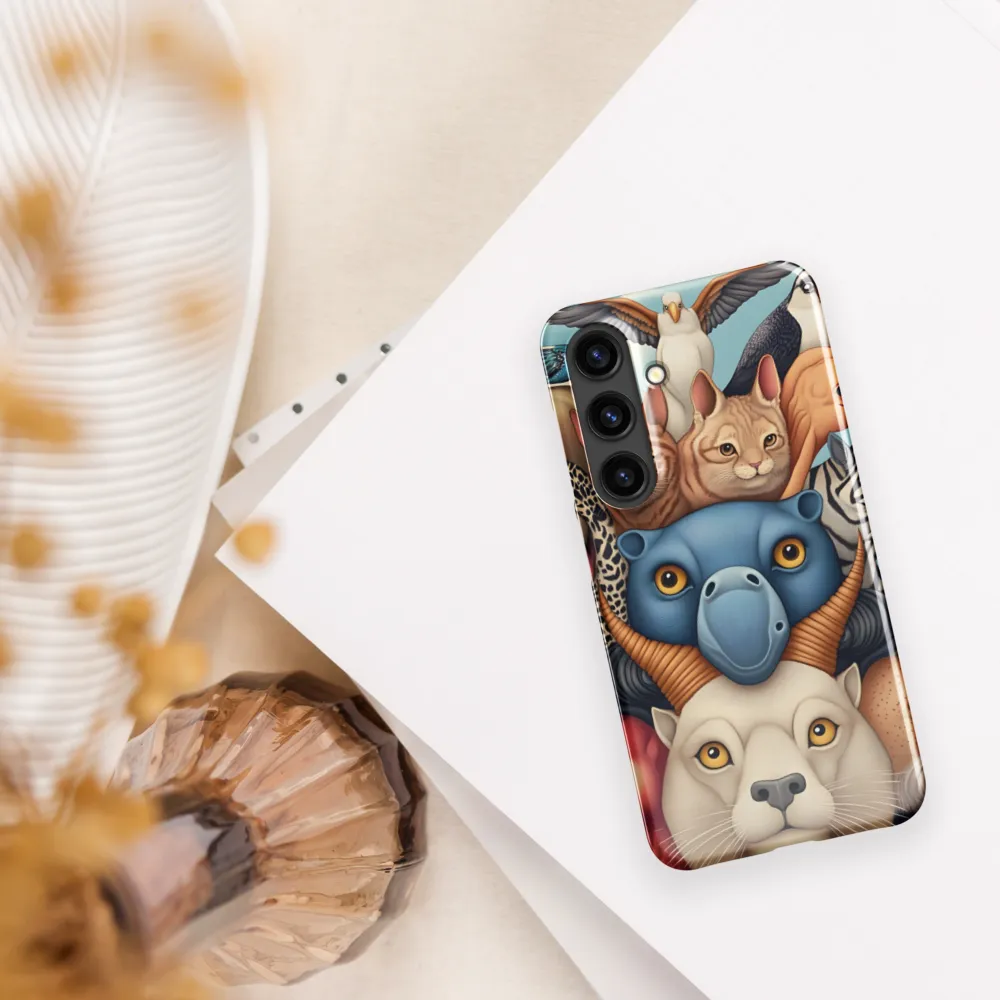 Harmonious Echoes of Wildlife | Phone Case |  S24 | Snap Case | Glossy