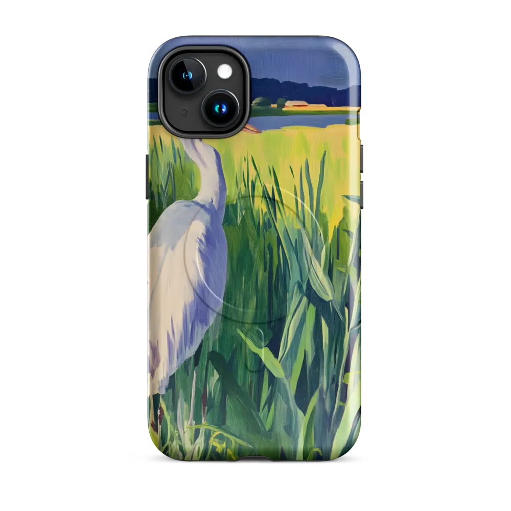 Graceful Presence: The Heron in the Meadow