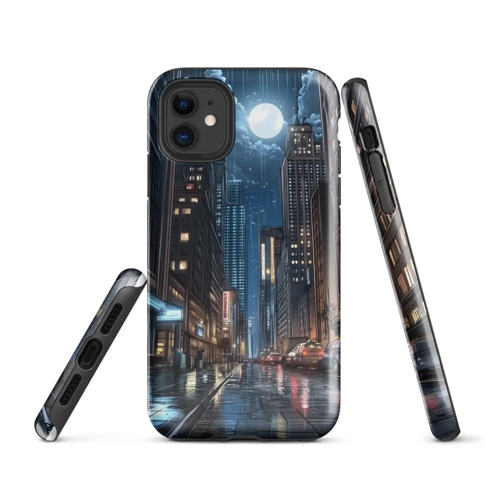 Moonlit Urban Serenity | Phone Case |  11 | Tough Case | Glossy
