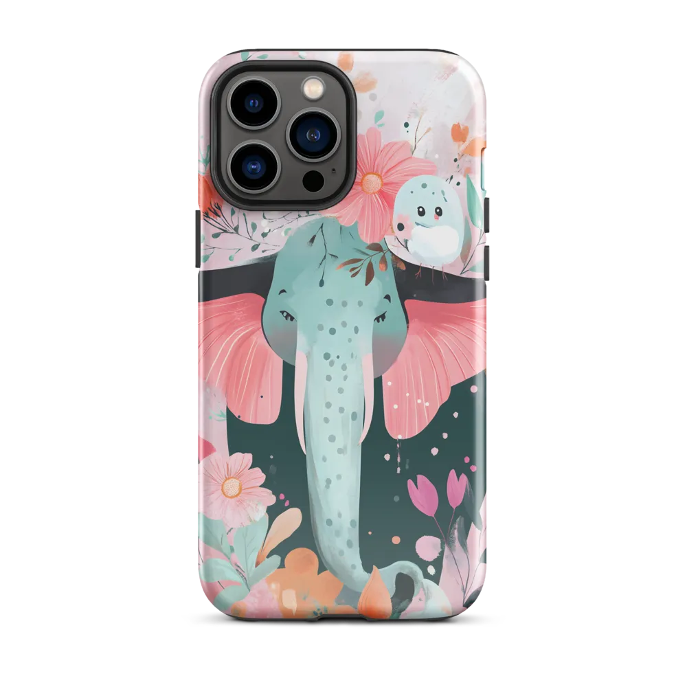 Whimsical Elephant in Bloom