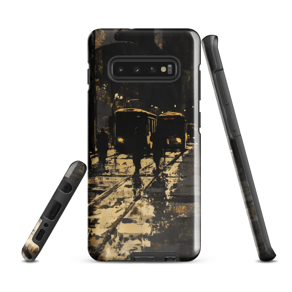 Urban Symphony in Shadows | Phone Case |  S10 Plus | Tough Case | Glossy