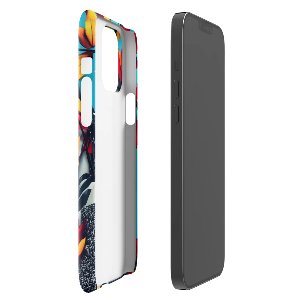 Futuristic Fusion: Nature Meets Technology | Phone Case |  13 Pro Max | Snap Case | Glossy