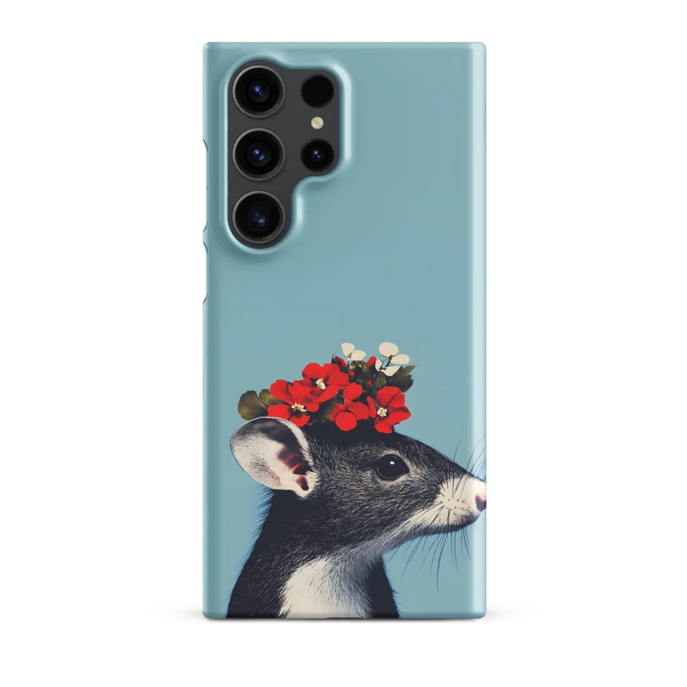 Whimsical Flora: A Mouse's Floral Crown