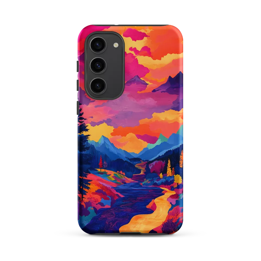Radiant Serenity: A Surreal Landscape | Phone Case |  S23 Plus | Tough Case | Matte