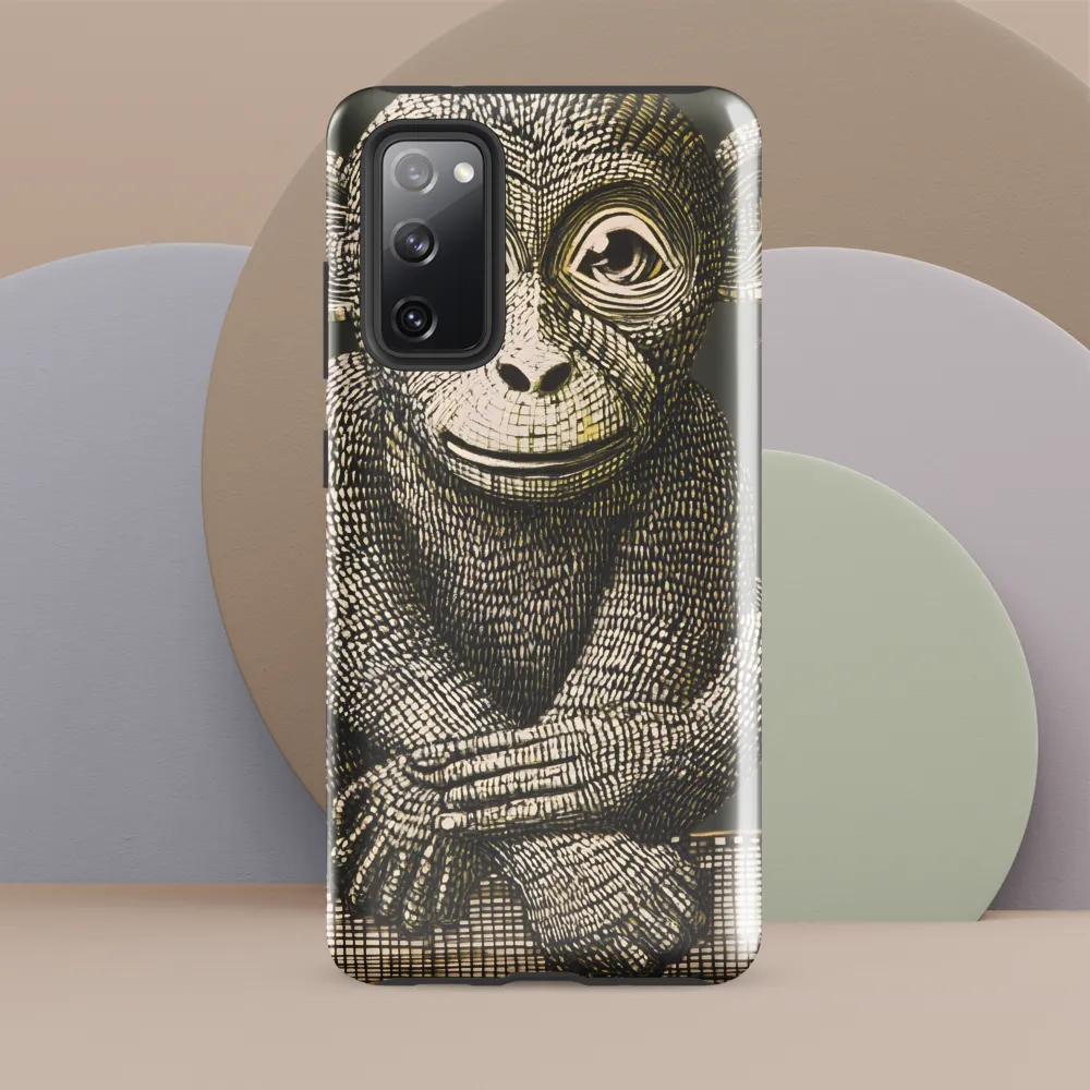 Intricate Primate Portrait