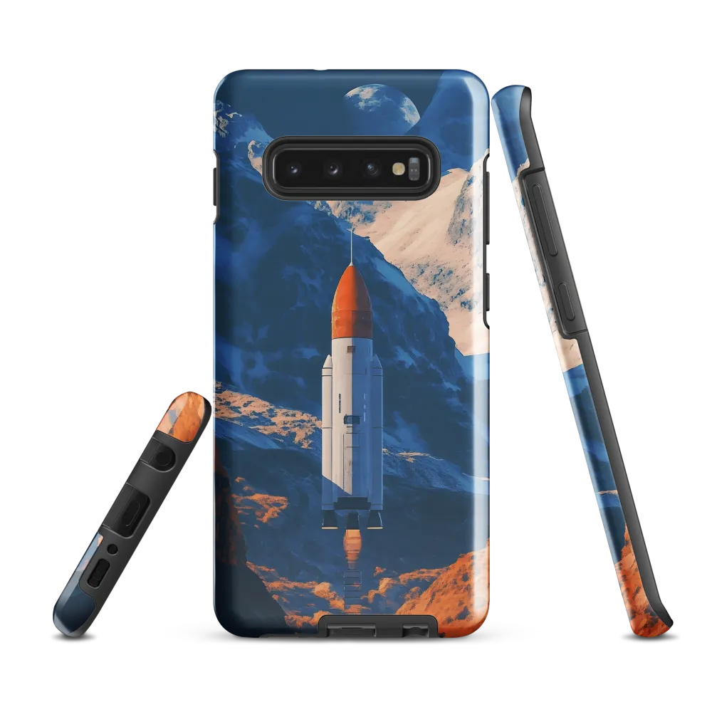 Journey Beyond the Mountains | Phone Case |  S10 Plus | Tough Case | Glossy