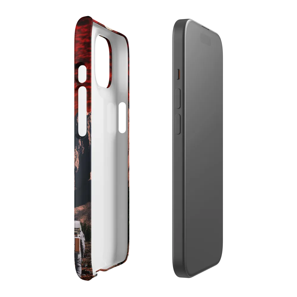 Beyond the Mountains: An Astronaut's Journey | Phone Case |  15 | Snap Case | Matte