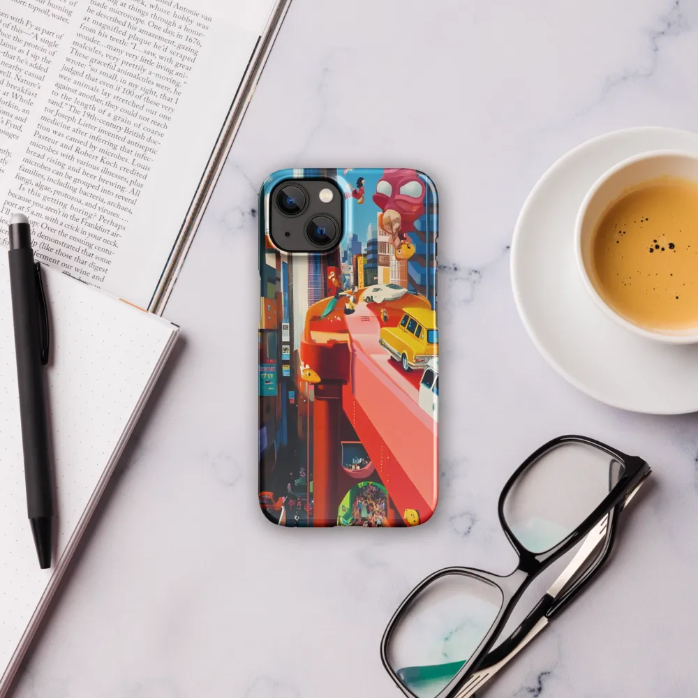 Urban Whimsy: A Colorful Cityscape