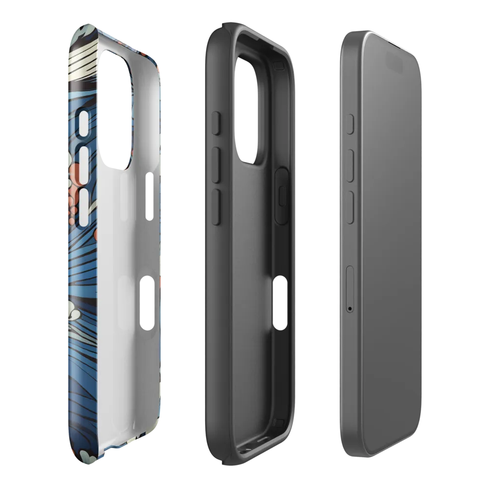Nature's Elegance: An Oceanic Tapestry | Phone Case |  16 Pro | Tough Case | Glossy