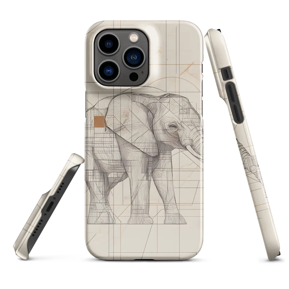 Geometric Elegance: The Steel Elephant