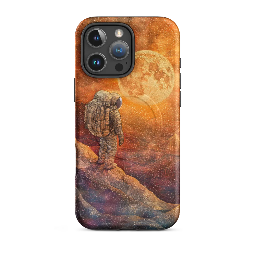 Journey to the Celestial: An Astronaut's Reflection | Phone Case |  16 Pro Max | MagSafe® Tough Case | Matte